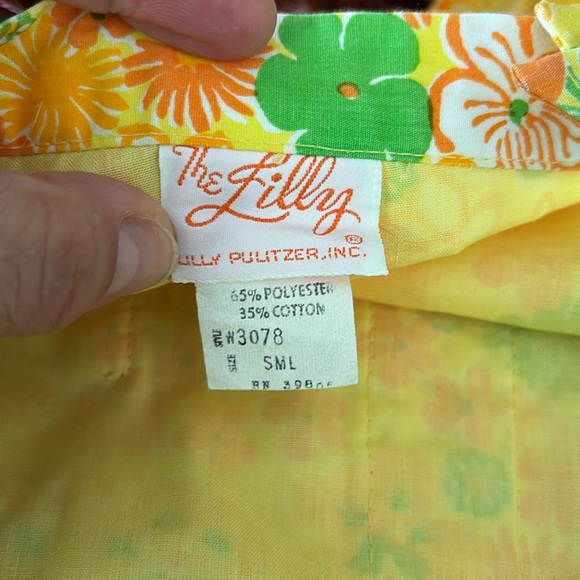 Lilly Pulitzer Vintage “The Lilly” Floral Print Wrap Skirt with Patch Pocket - Picture 12 of 13